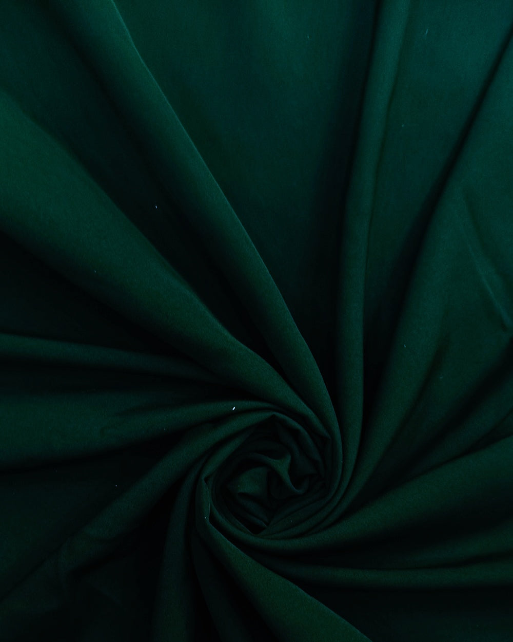 Plain Butter Crepe (American) Bottle Green Colour 42 Inches Width