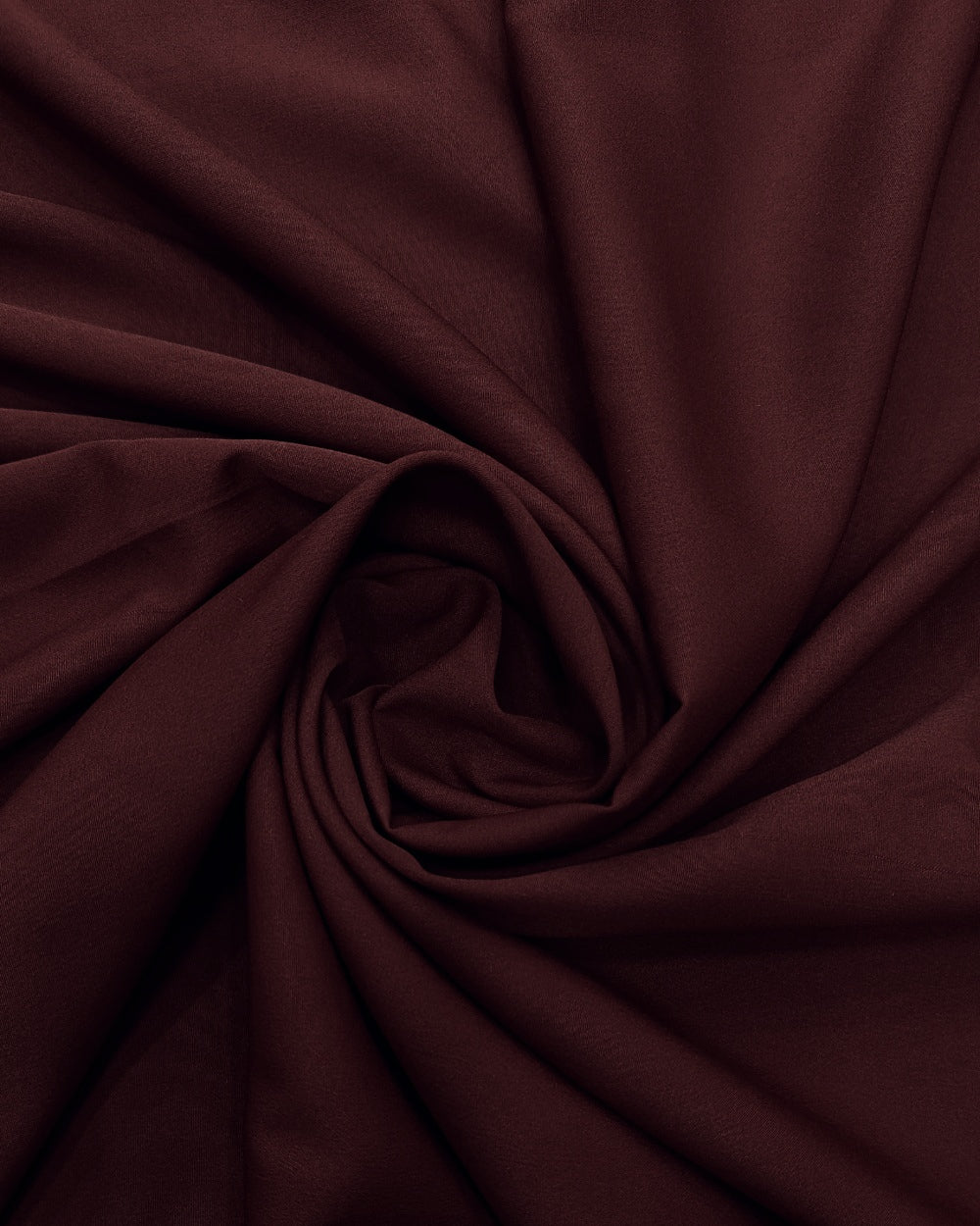Plain Butter Crepe(American) Dark Maroon Colour 42 Inches Width