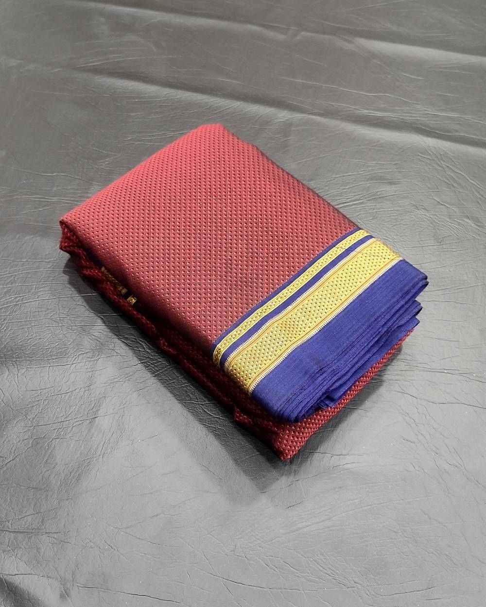 Cotton Khun Maroon Colour 38 Inches Width