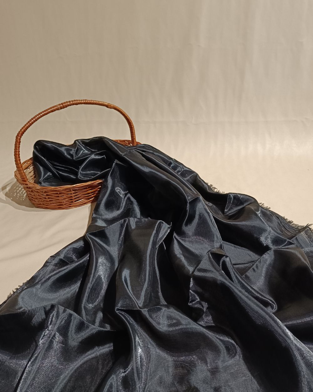 Plain Jimmy Choo Black Colour 45 Inches Width