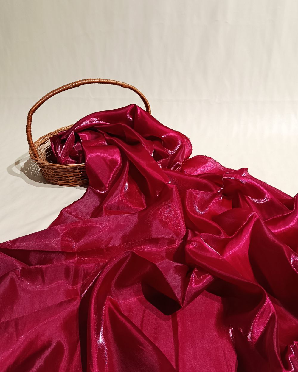 Plain Jimmy Choo Maroon Colour 45 Inches Width