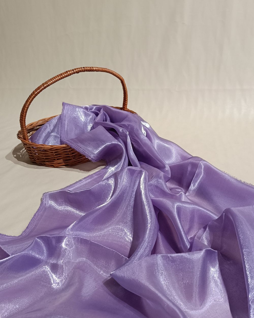 Plain Jimmy Choo Light Lavender Colour 45 Inches Width