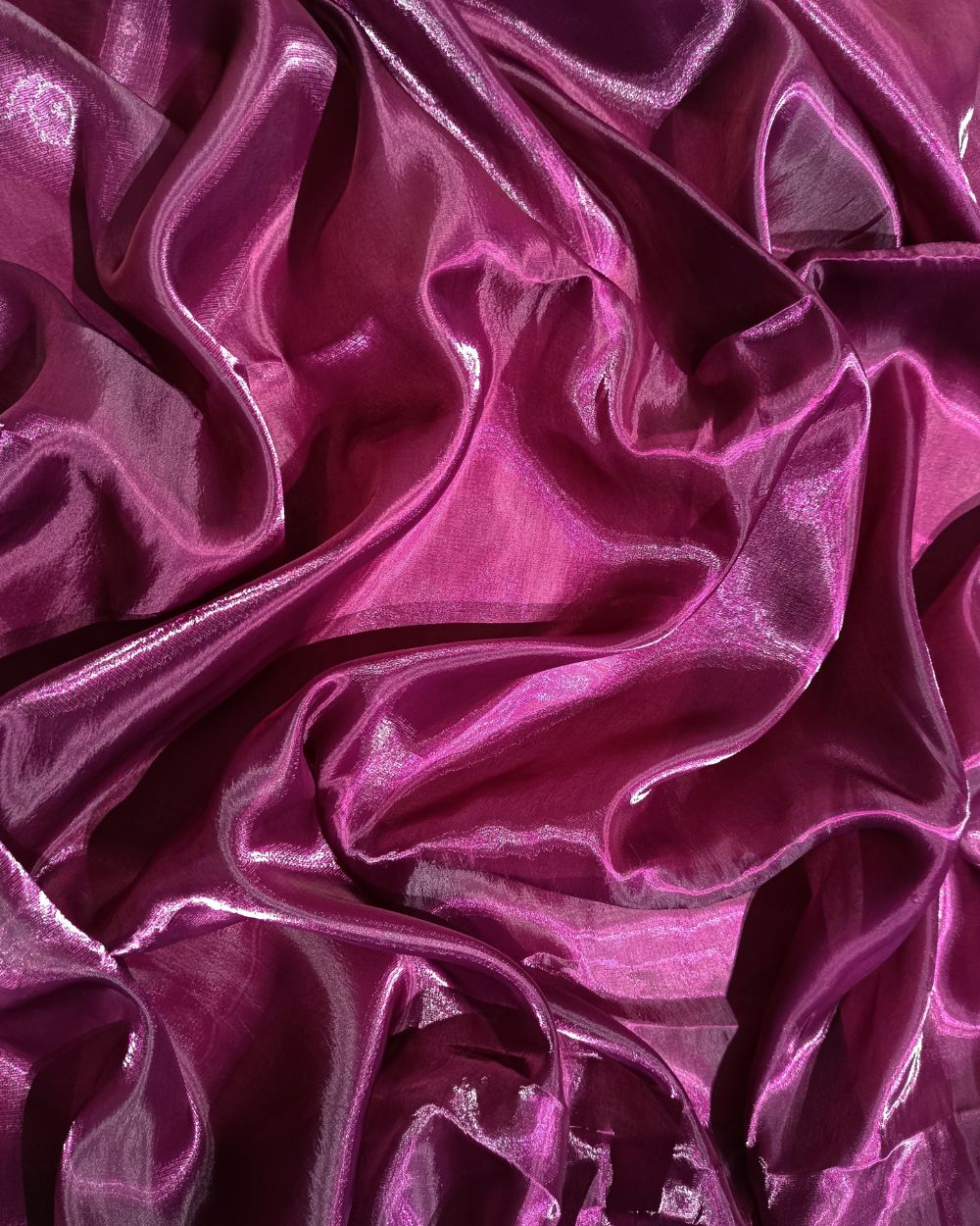 Plain Jimmy Choo Melalic Purple Colour 45 Inches Width