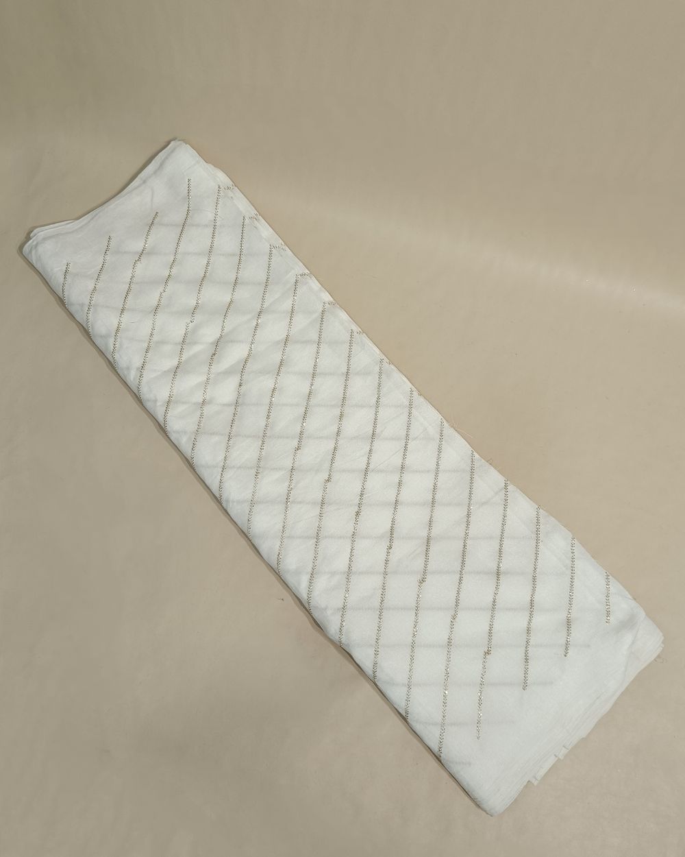 Vichitra Silk Work Off White Colour 44 Inches Width