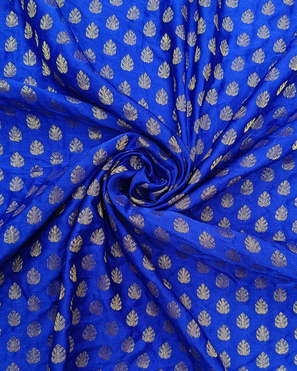 Banarasi Blue Colour 42 Inches Width