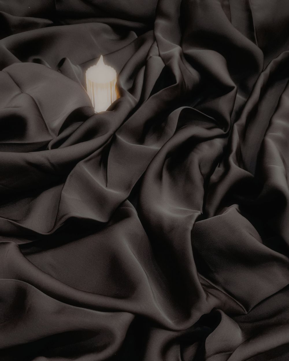 Plain Burkha-Al-Nida Coffee Colour 52 Inches Width