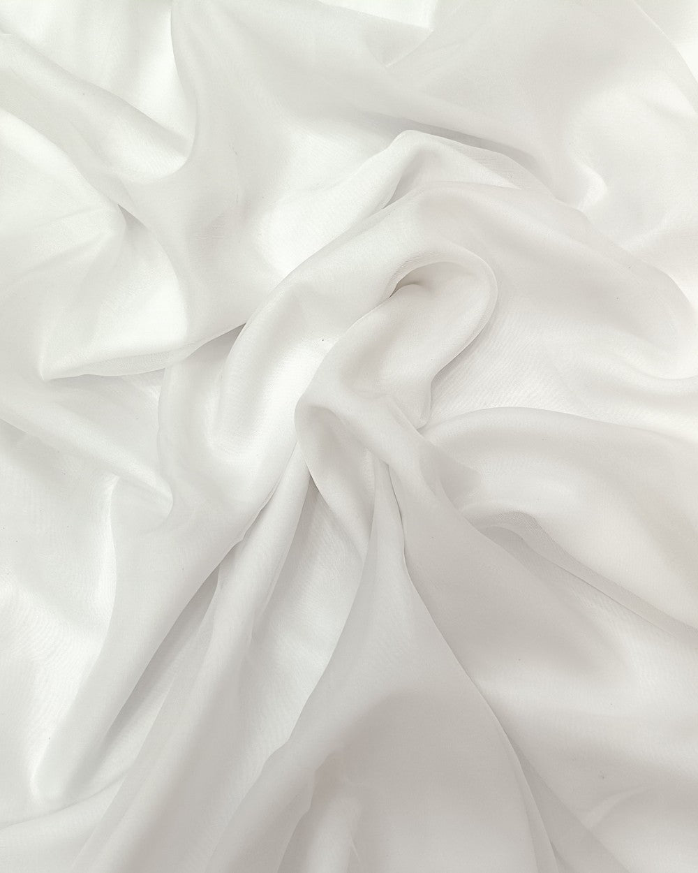 Dyeable Organza White Colour 44 Inches Width