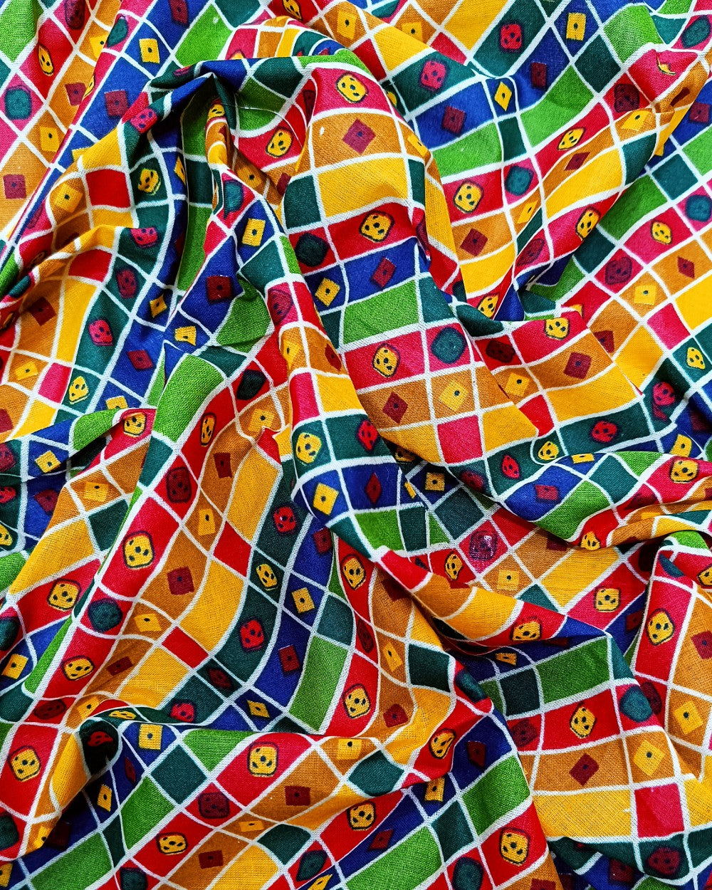 Printed Cotton Multicolor 42 Inches Width