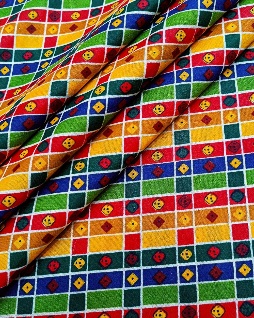 Printed Cotton Multicolor 42 Inches Width