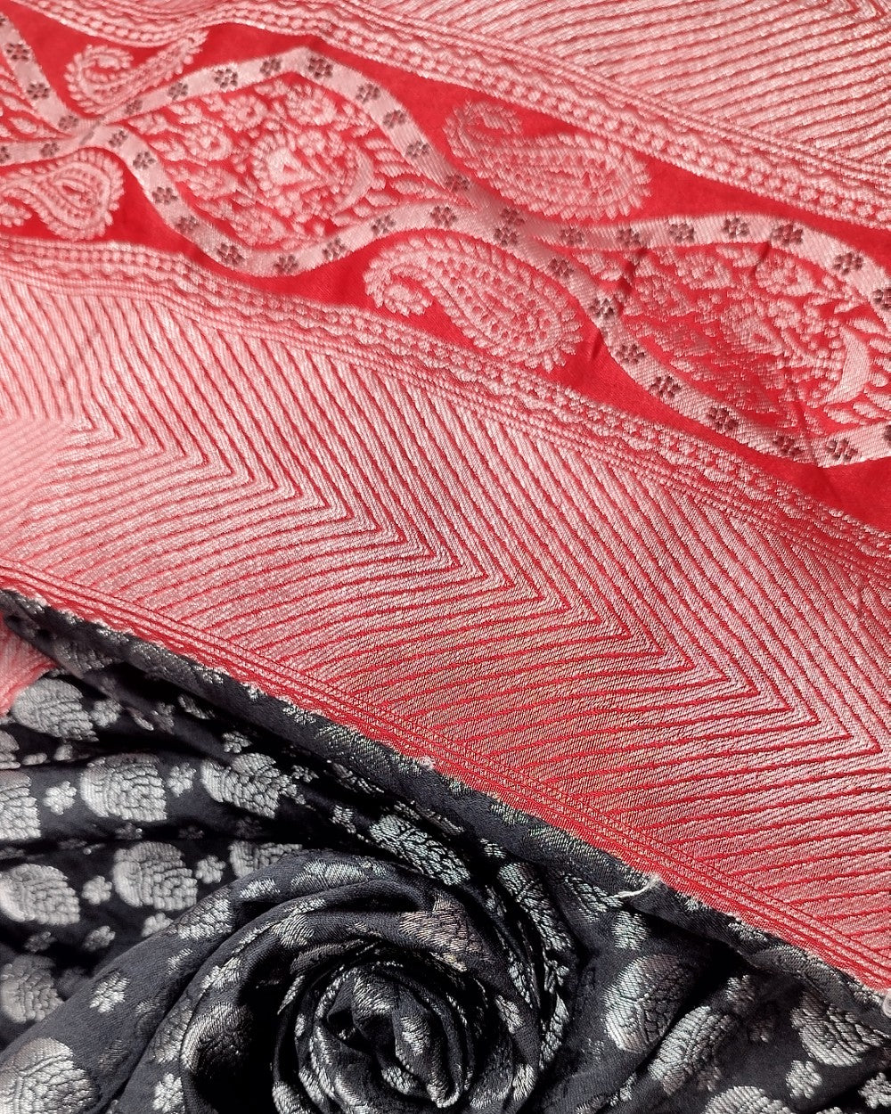 Banarasi Black Colour 48 Inches Width