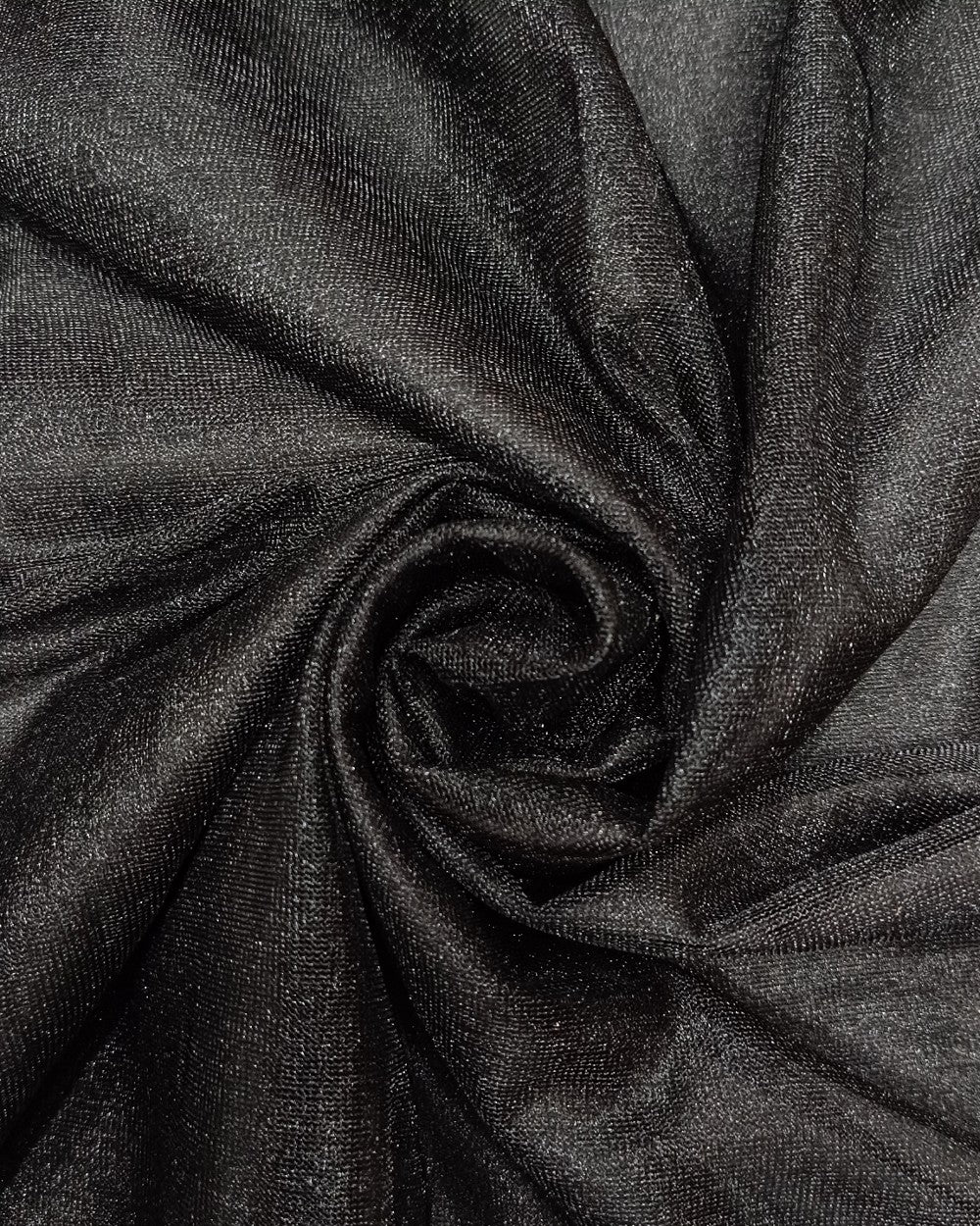 Plain Net-silky Black Colour 42 Inches Width