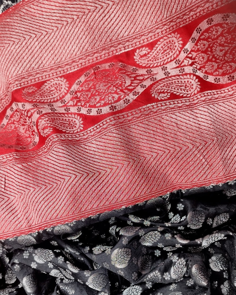 Banarasi Black Colour 48 Inches Width