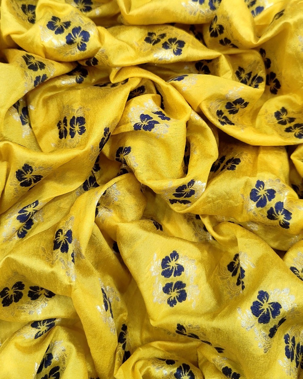 Banarasi Yellow Colour 46 Inches Width