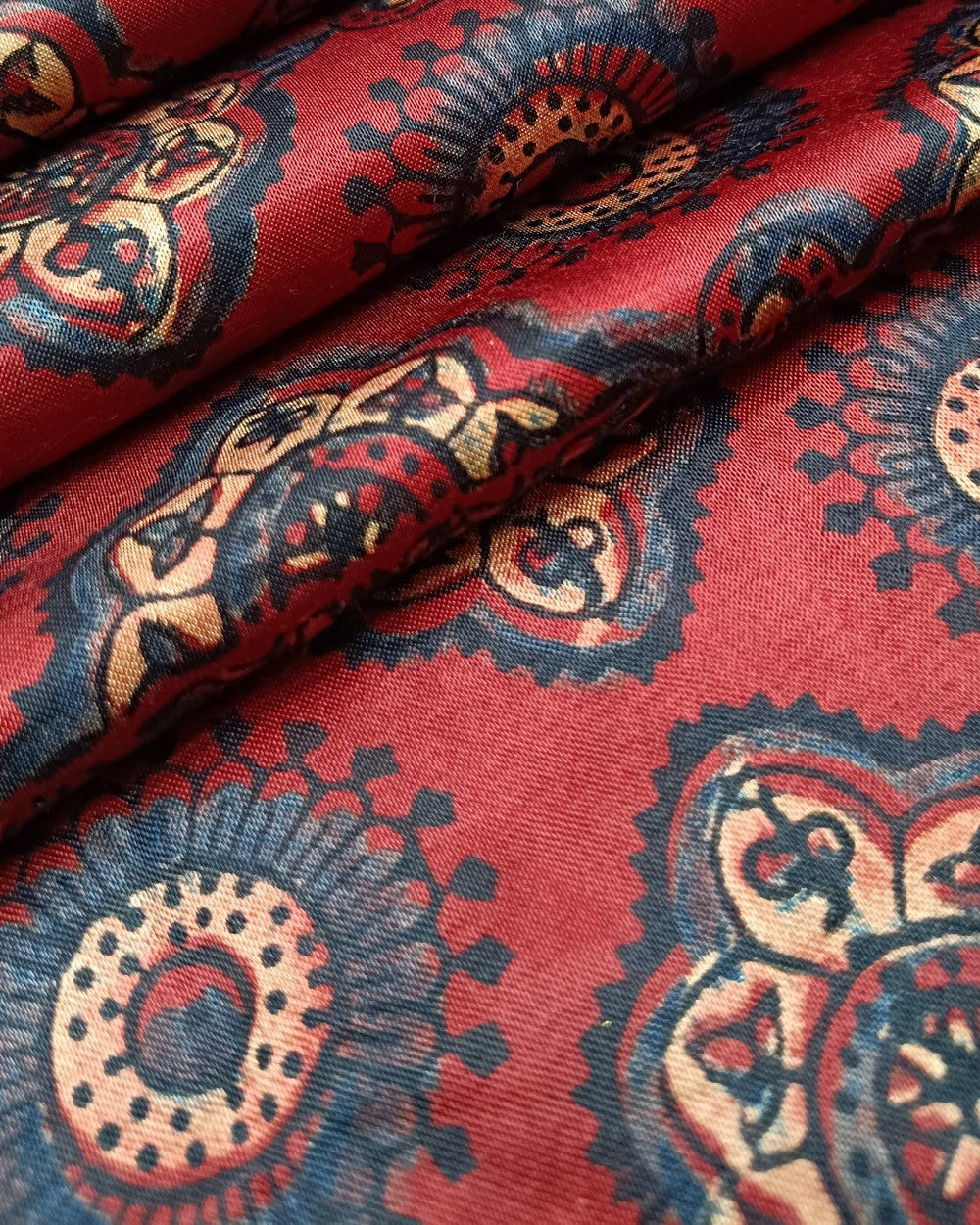 Printed Gajji Silk Maroon Colour 46 Inches Width