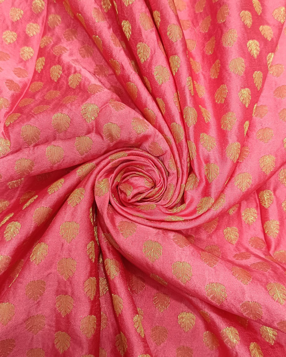 Banarasi Peach Colour 42 Inches Width