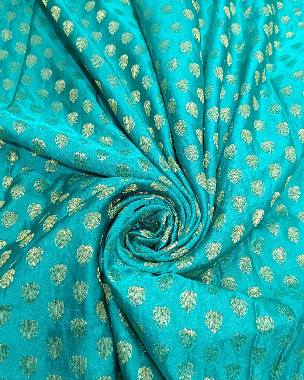Banarasi Peacock Green(Morpankhi) Colour 42 Inches Width
