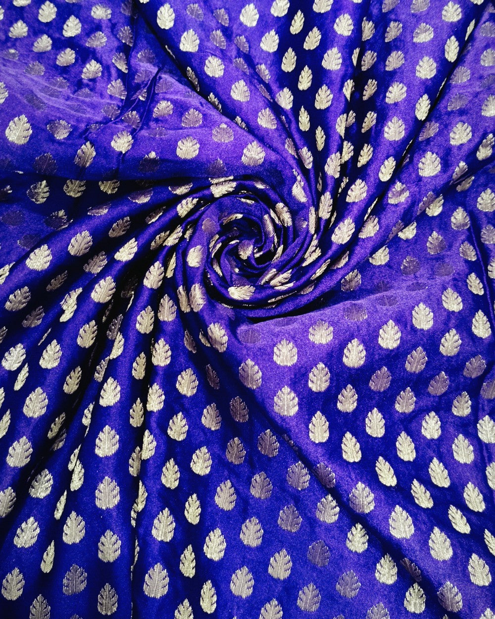 Banarasi Purple Colour 42 Inches Width
