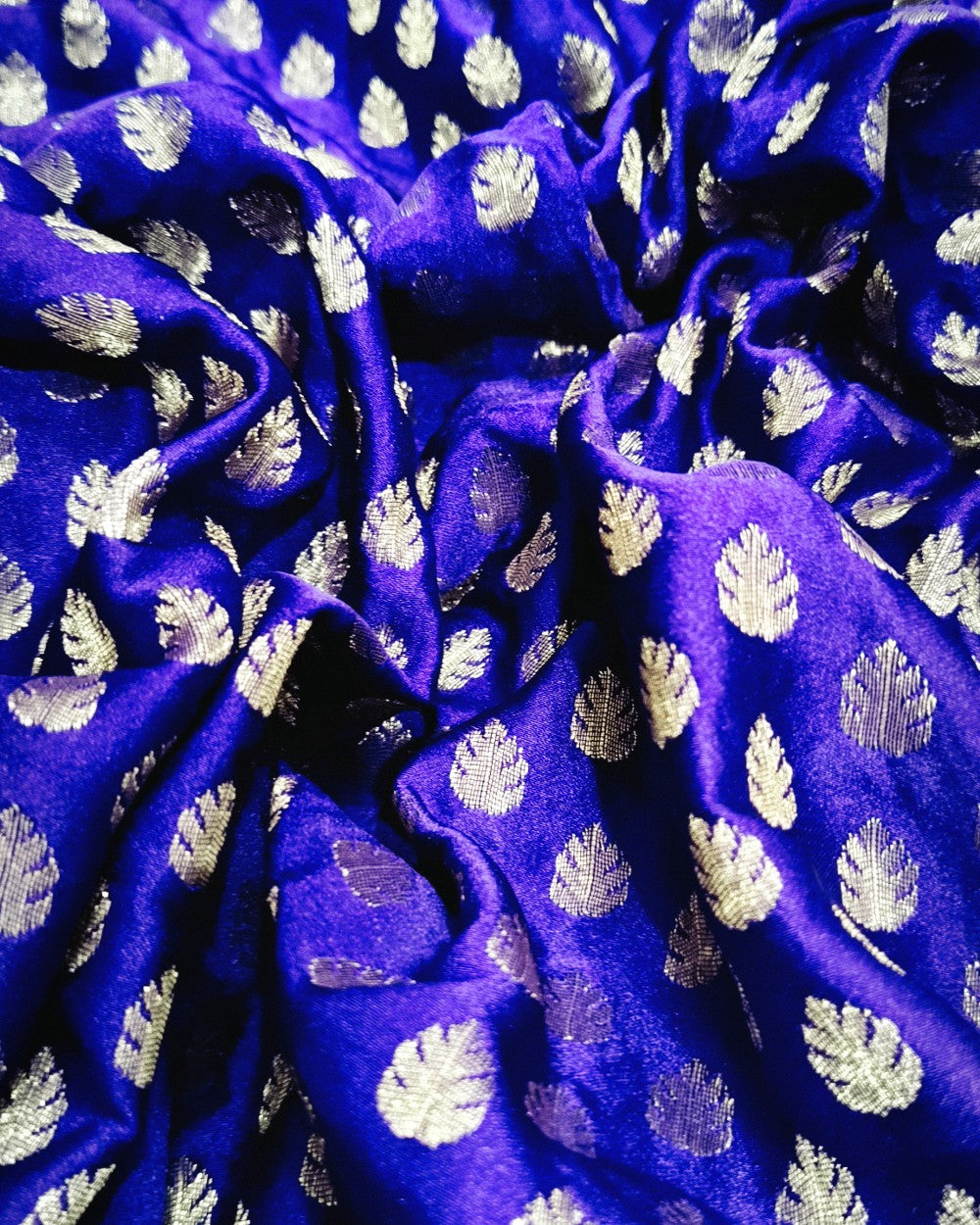 Banarasi Purple Colour 42 Inches Width