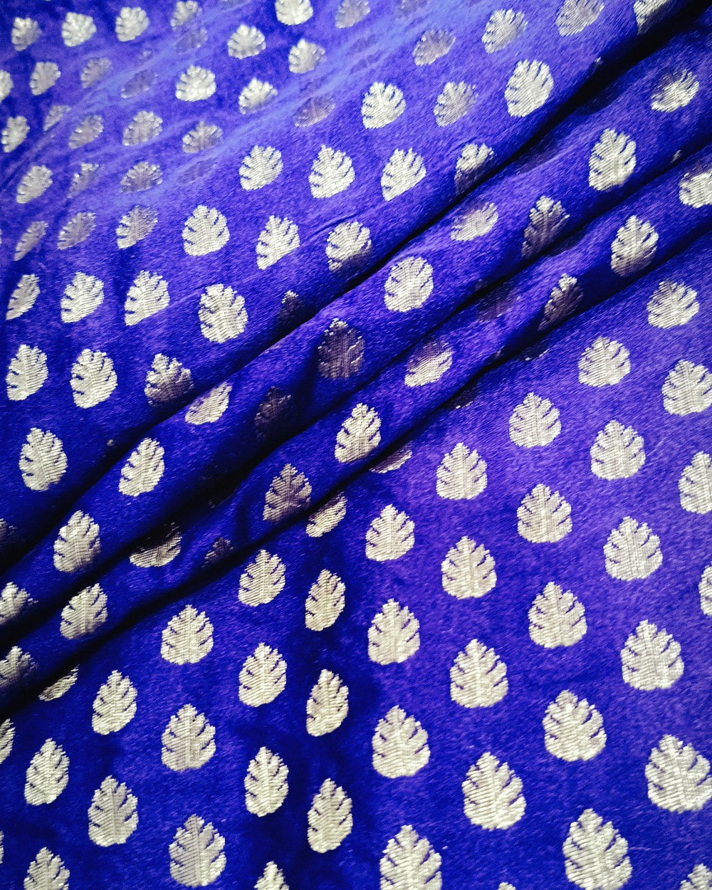 Banarasi Purple Colour 42 Inches Width
