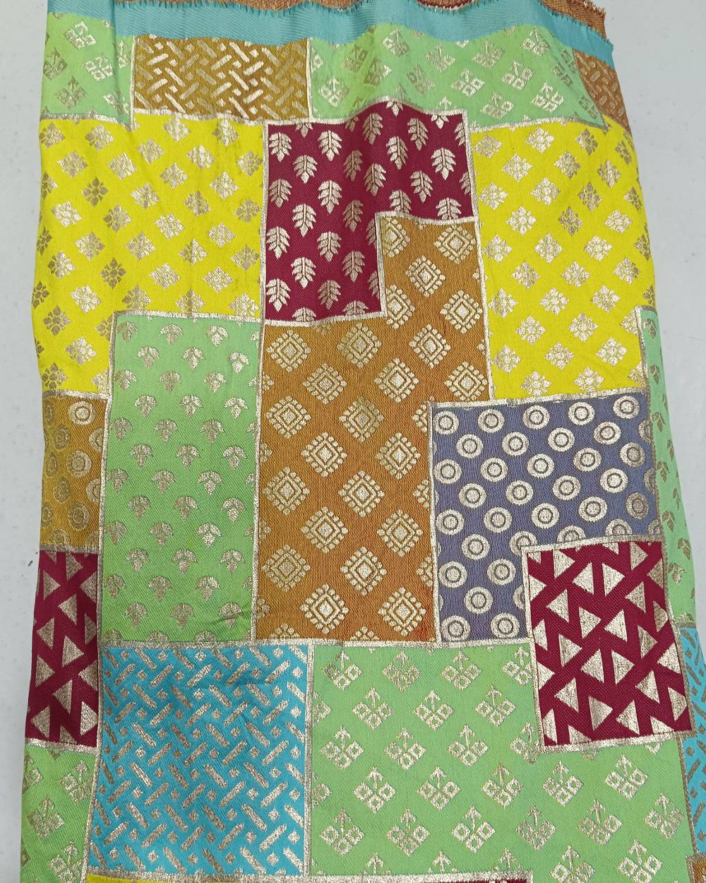 Brocade Multicolor 47 Inches Width