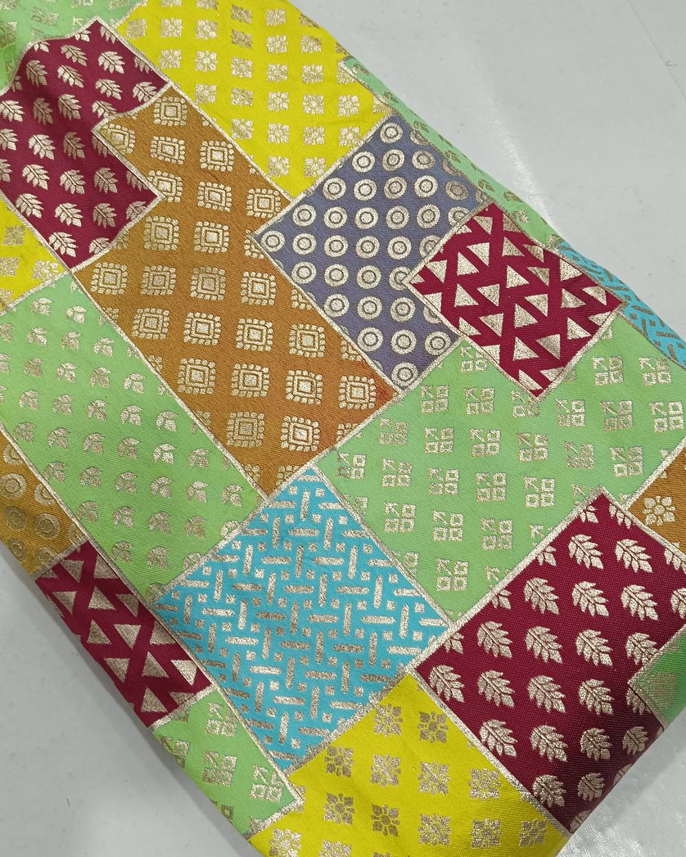 Brocade Multicolor 47 Inches Width