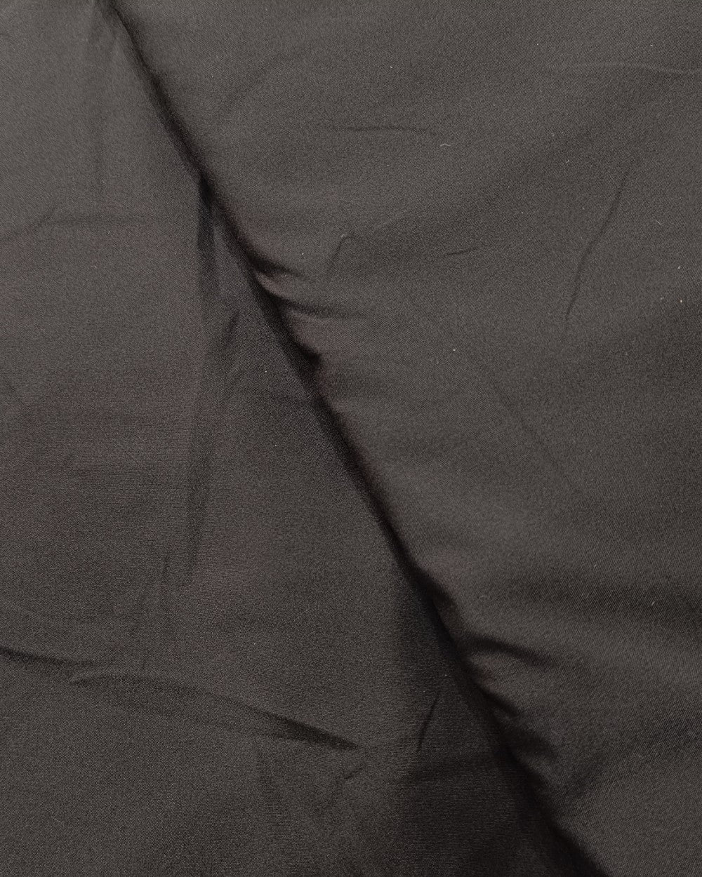 Plain Butter Crepe (American) Black Colour 42 Inches Width