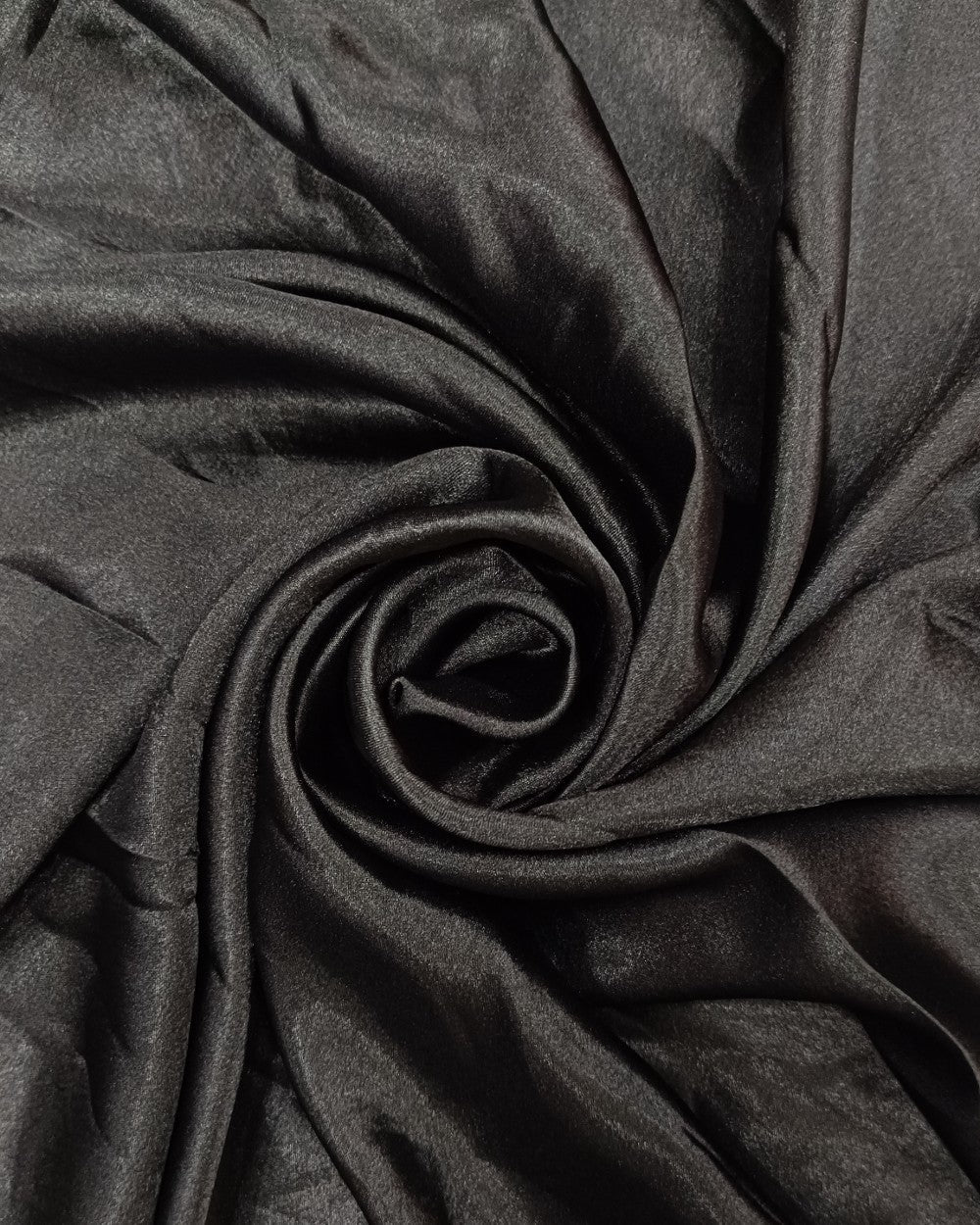 Plain German-Satin Black Colour 44 Inches Width