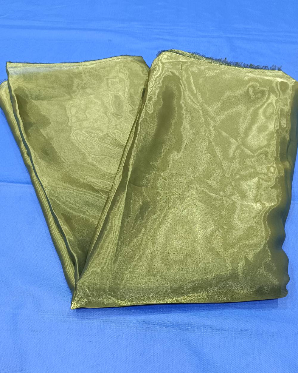 Plain Jimmy-Choo Mehandi Green Colour 44 Inches Width