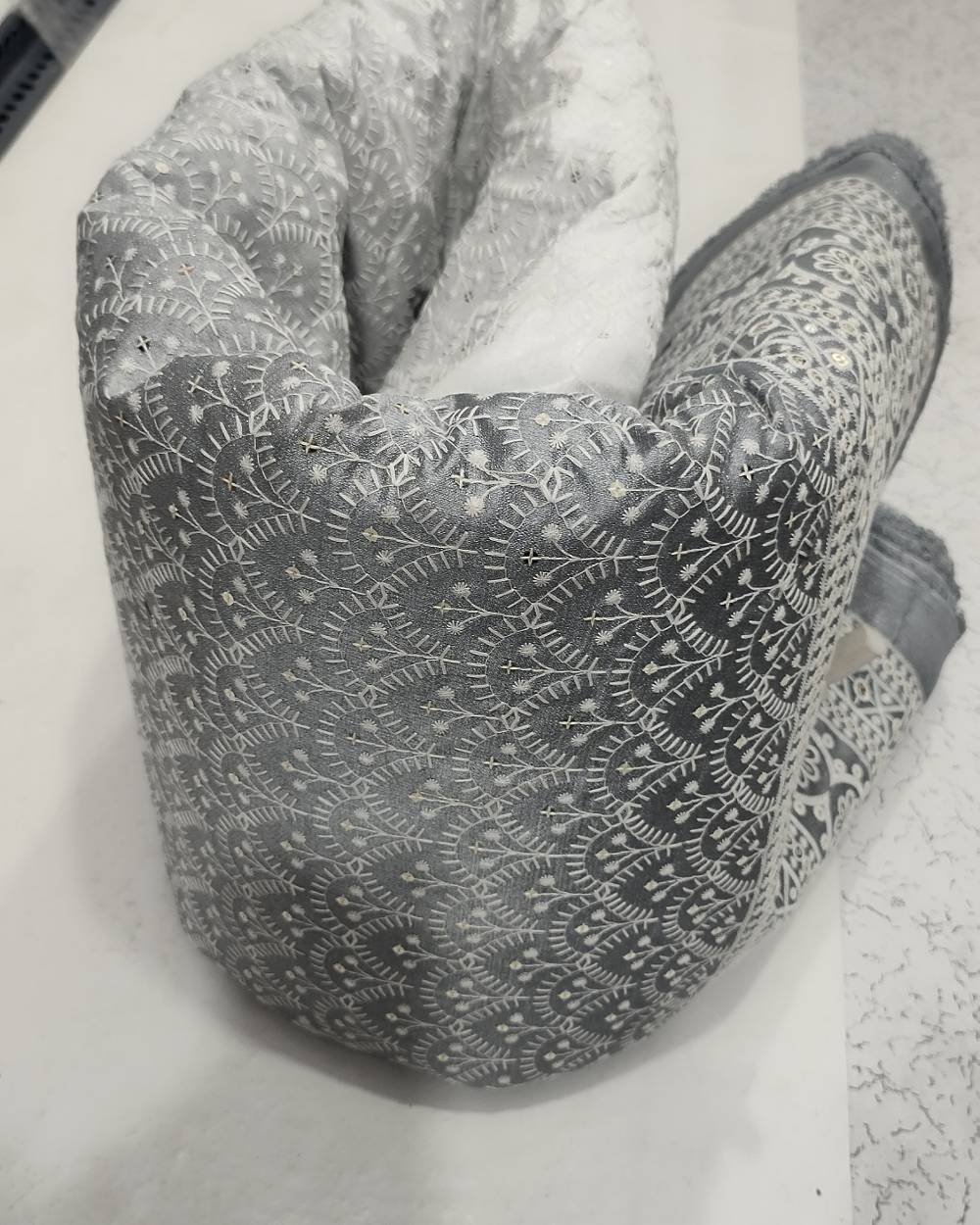 Banglori Work Grey Colour 55 Inches Width