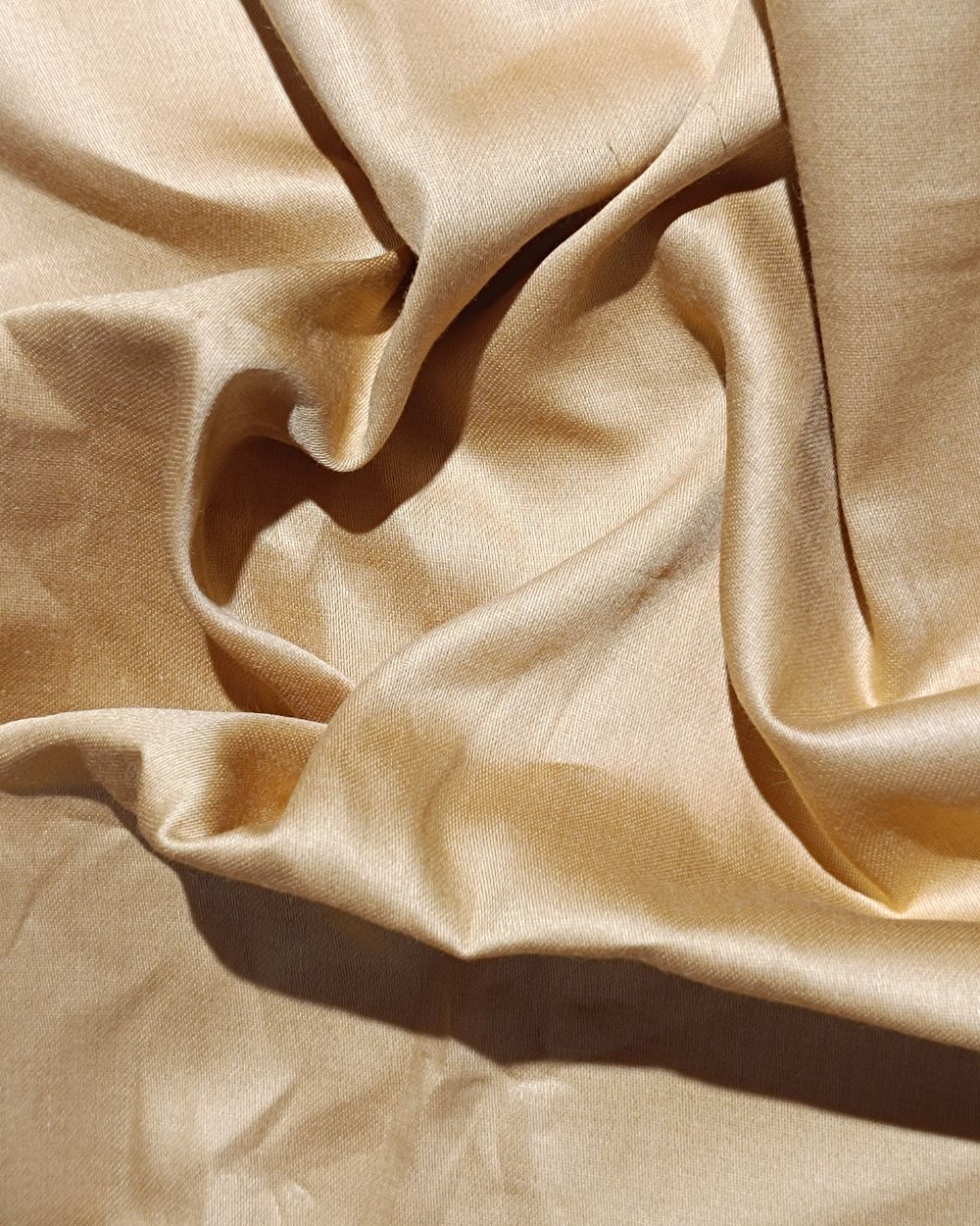 Plain Glaze-Cotton Golden Colour 42 Inches Width