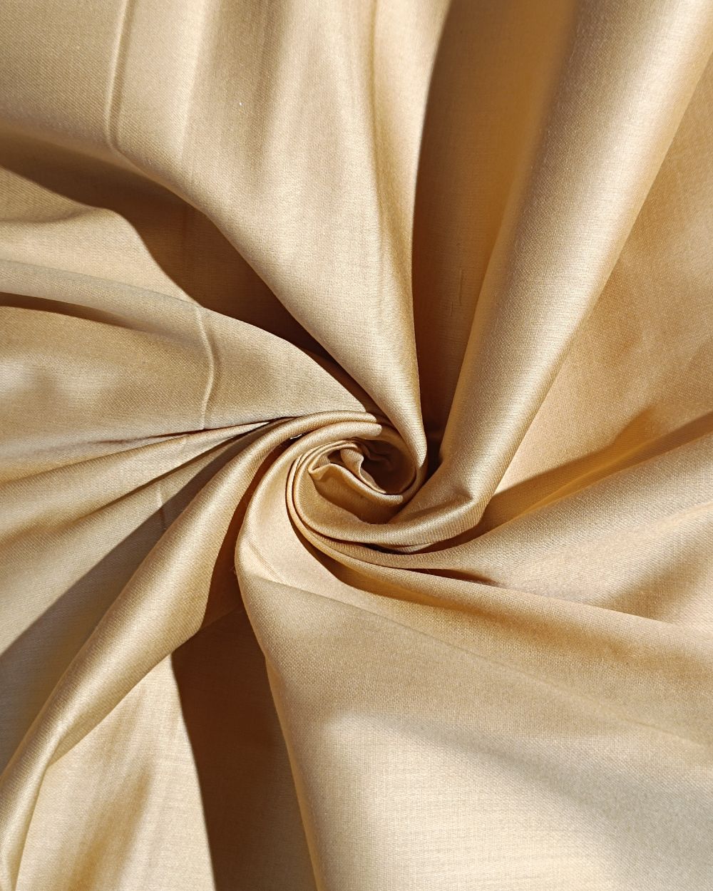 Plain Glaze-Cotton Golden Colour 42 Inches Width