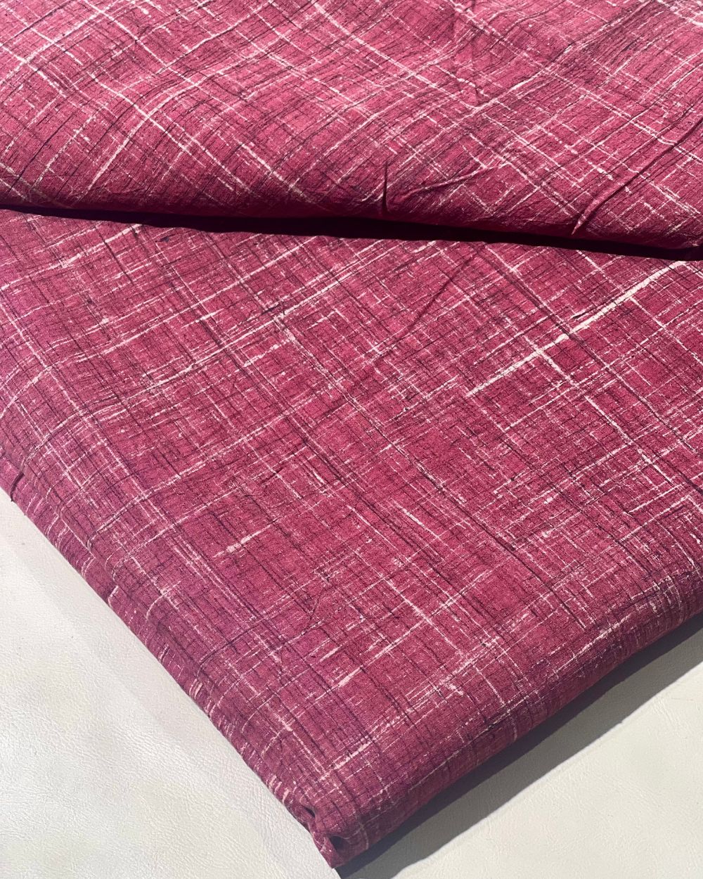 Cotton Brush Batik Plain Onion Pink Colour 44 Inches Width