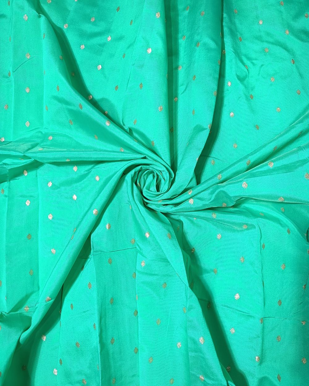 Taffeta Work Turquoise Blue Colour 60 Inches Width