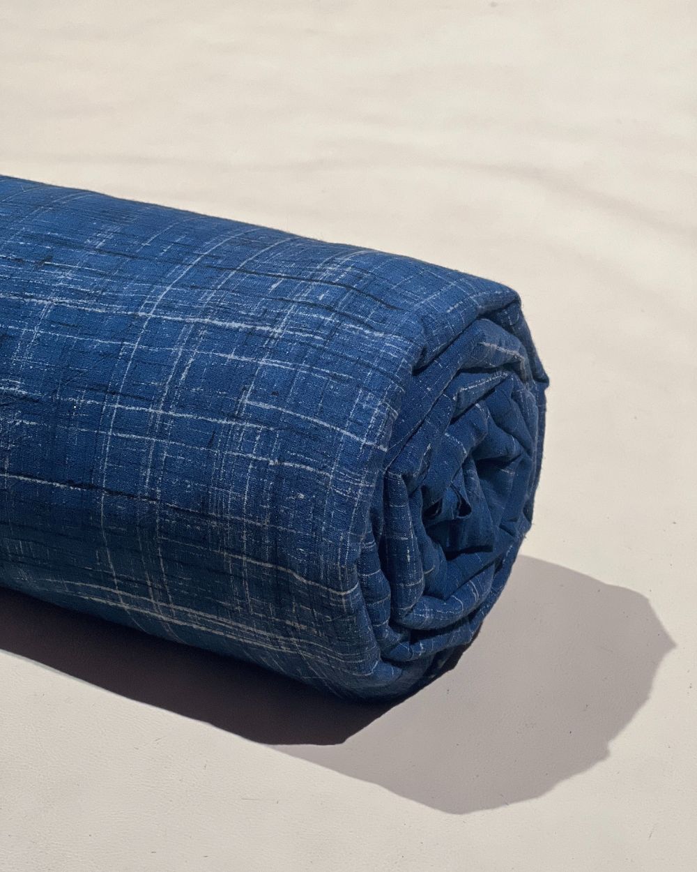 Cotton Brush Batik Plain Nevy Blue Colour 44 Inches Width