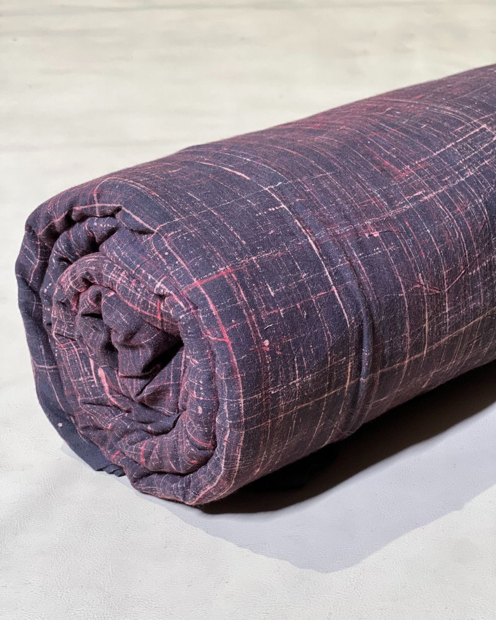 Cotton Brush Batik Plain Dark Brown Colour 44 Inches Width