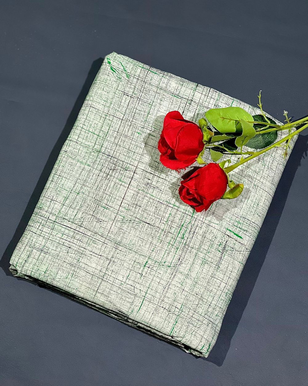 Cotton Brush Batik Plain Celadon Green Colour 44 Inches Width