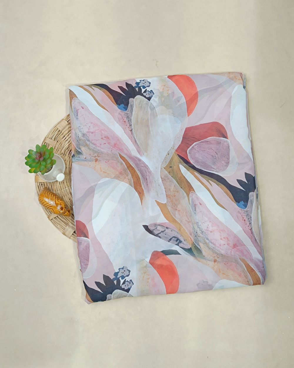 Fox Georgette Digital Print Multicolour Colour 48 Inches Width