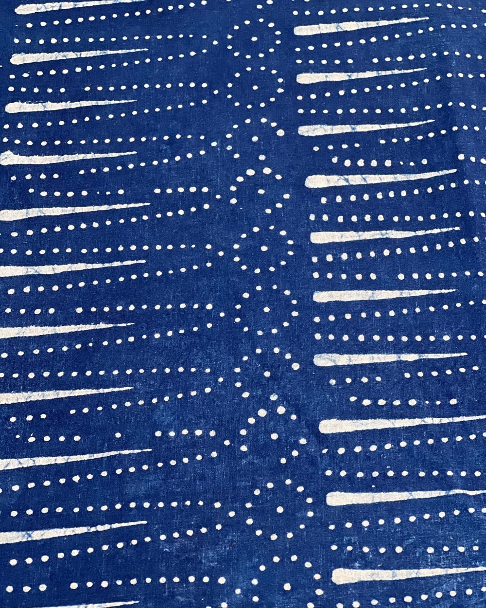 Hand Block Printed Cotton Indigo Blue Colour 44 Inches Width