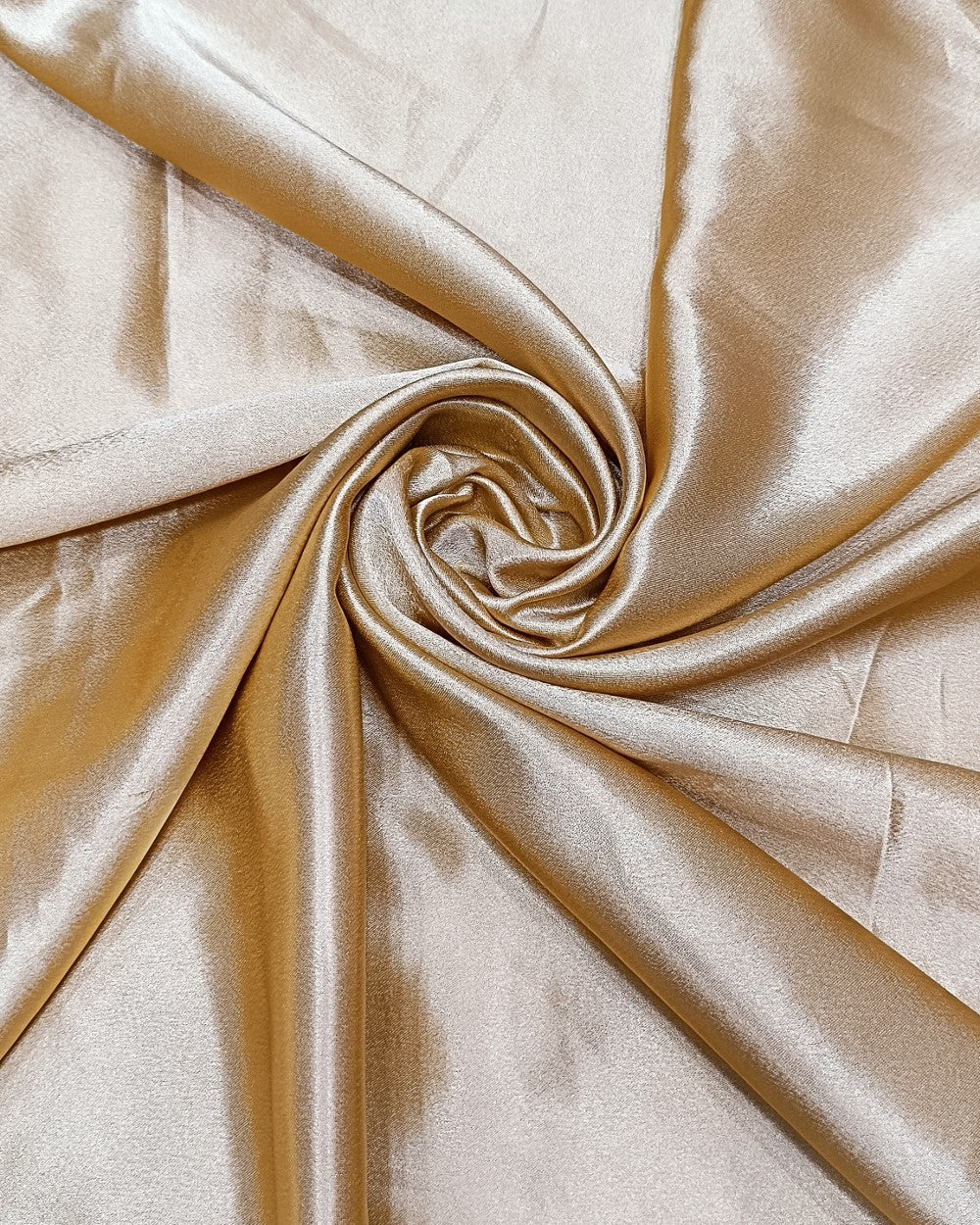 Plain German-Satin Golden Colour 44 Inches Width