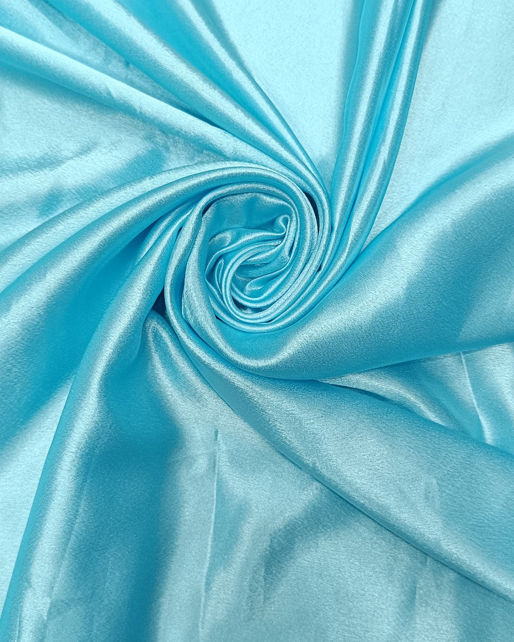 Plain German-Satin Sky Blue Colour 44 Inches Width