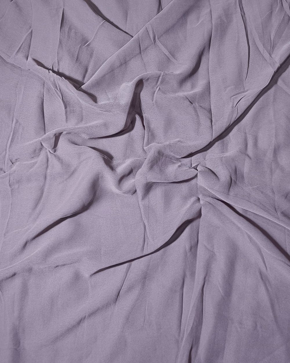 Plain Georgette Rocket Metallic Grey Colour 44 Inches Width