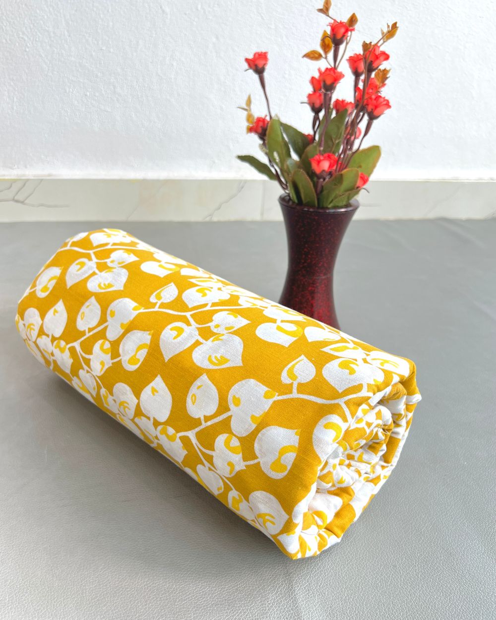 Printed Cotton Yellow Colour 45 Inches Width