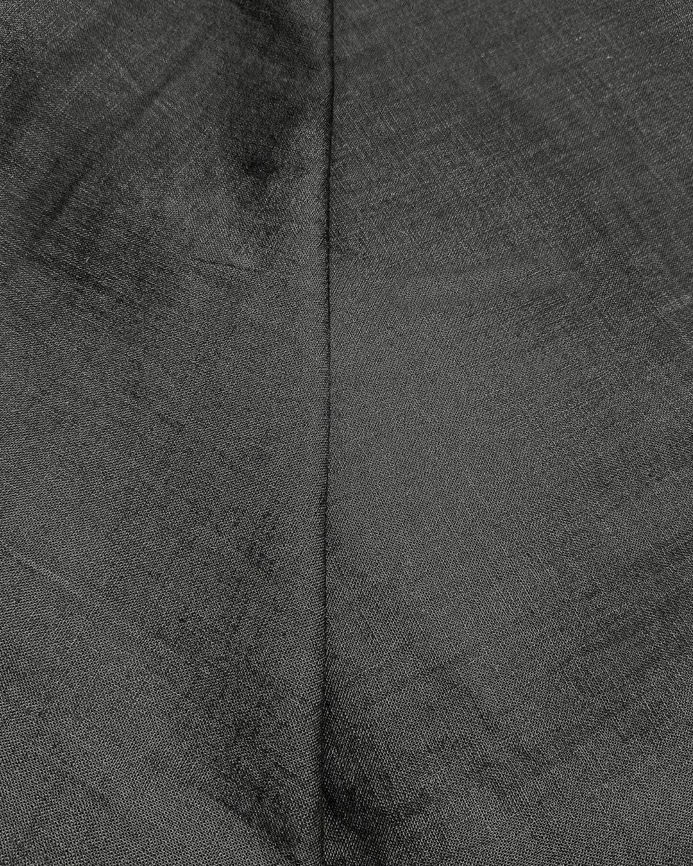Plain Cotton Linen Black Colour 44 Inches Width