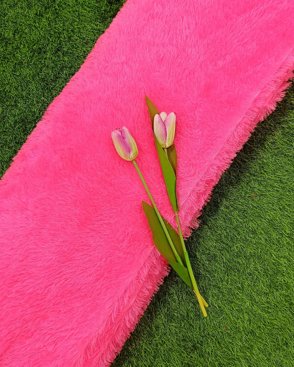 Imported Fur Neon Pink Colour 60 Inches Width