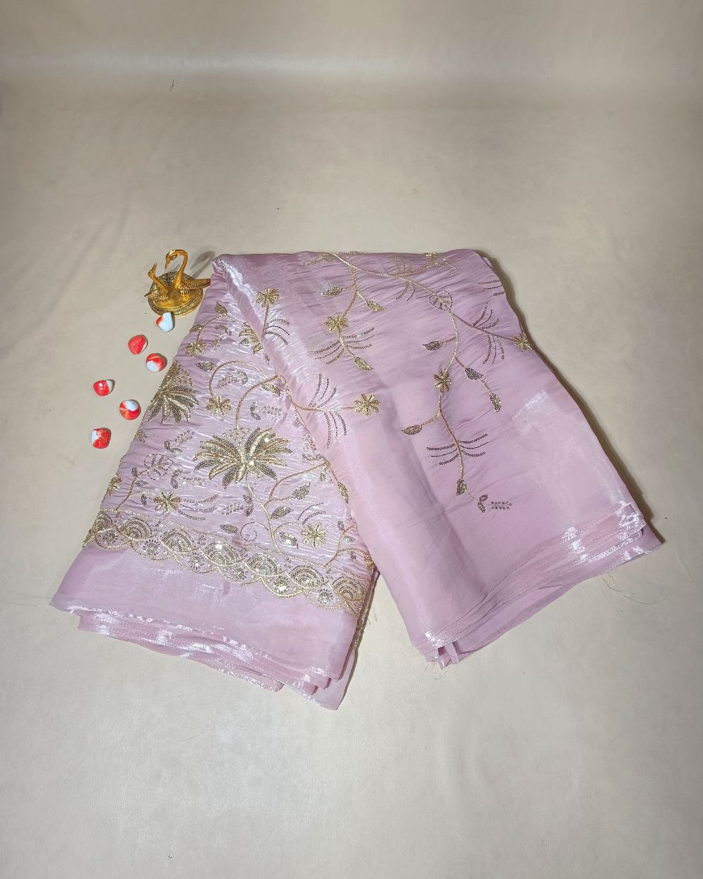 Jimmy Choo Work Pastel Pink Colour 42 Inches Width