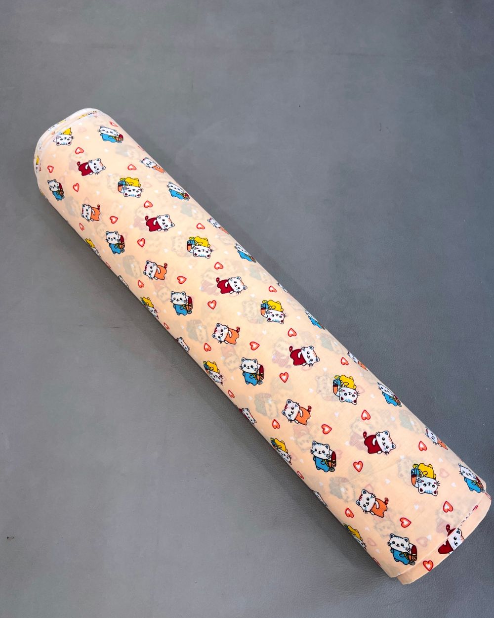 Printed Cotton Nursery Light Orange Colour 42 Inches Width