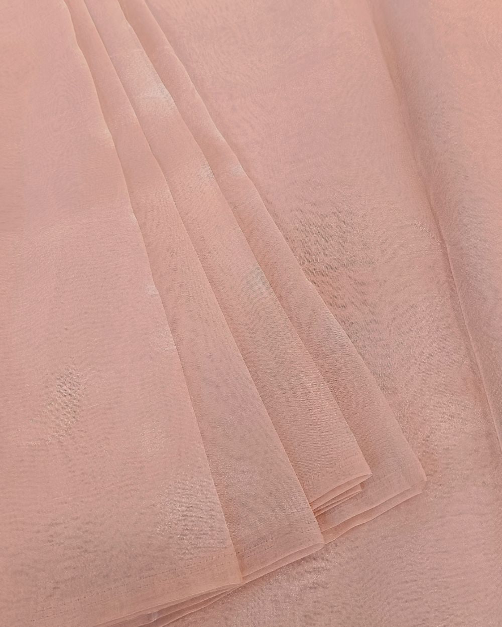 Plain Organza Rose Gold Colour 45 Inches Width
