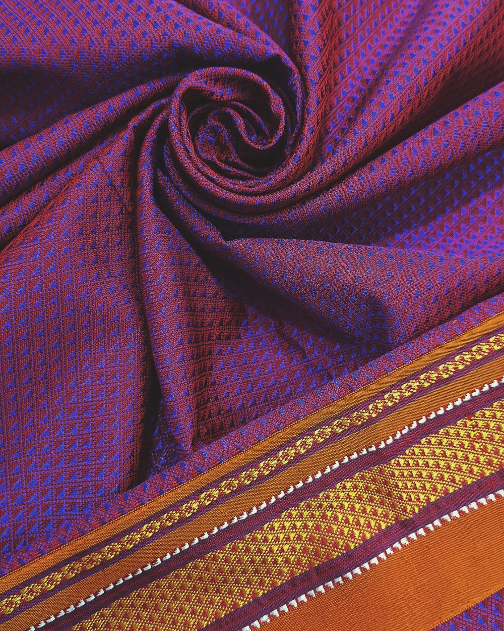 Cotton Khun Purple Pink Colour 36 Inches Width