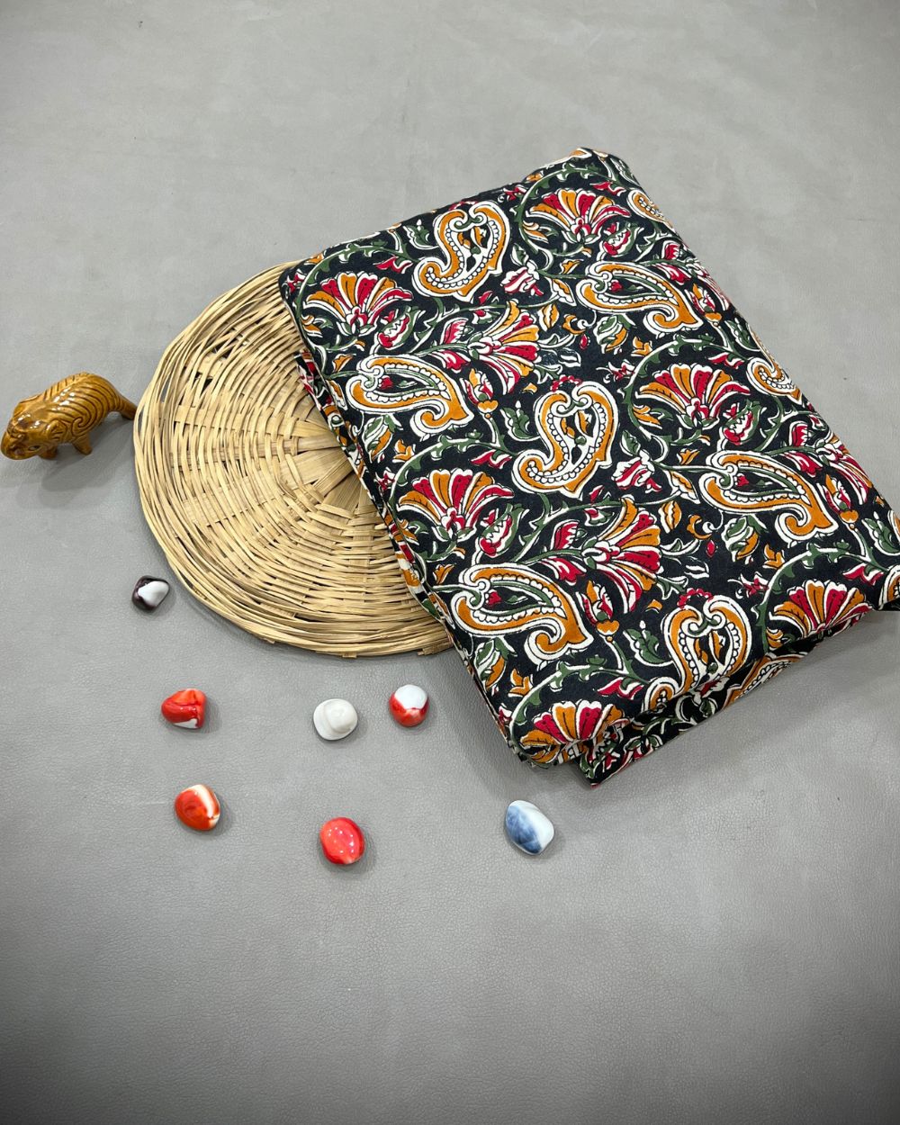 Printed Cotton Black Colour 42 Inches Width