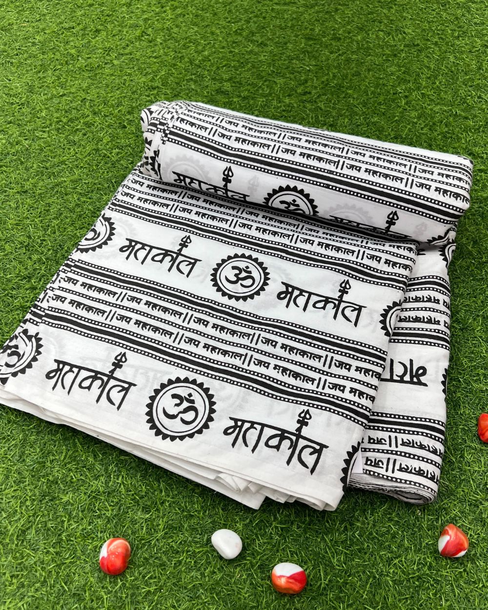 Printed Cotton White Colour 44 Inches Width